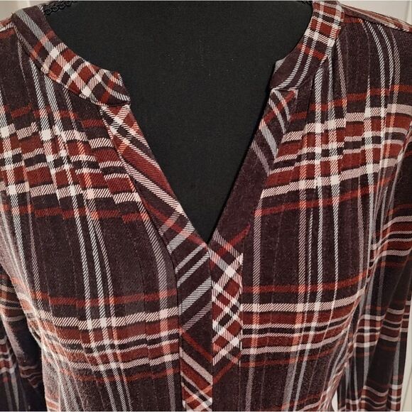 Westport 1962 Plaid Blouse Small - Picture 2 of 7